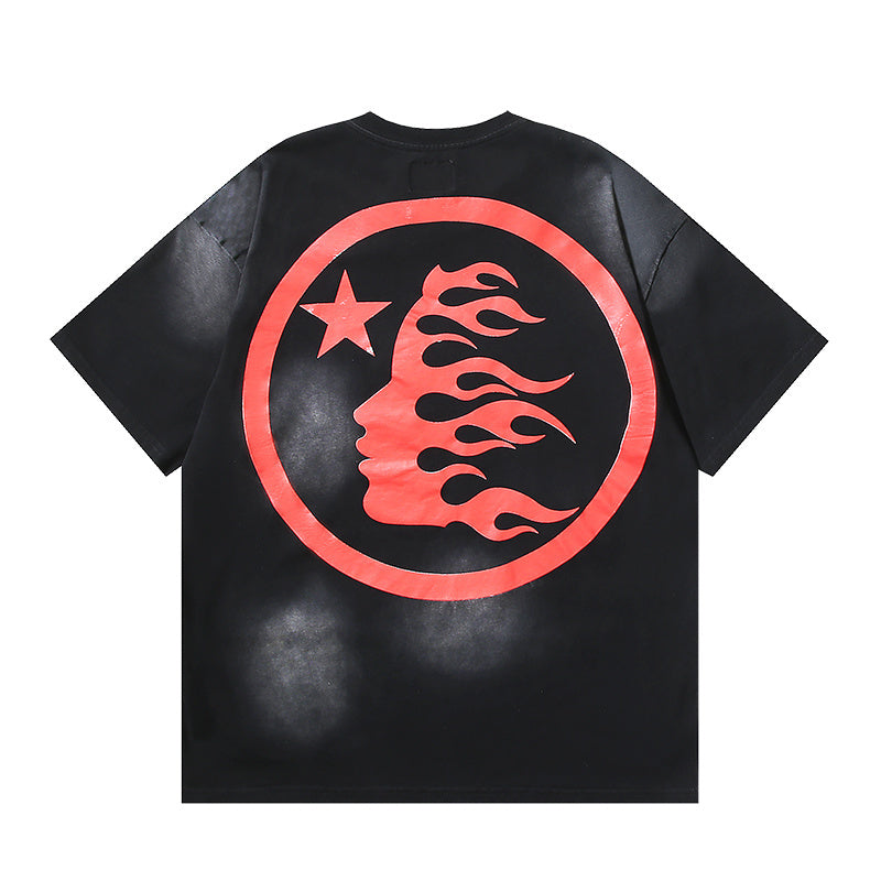 Black and Red Classic Logo T-Shirt A42902