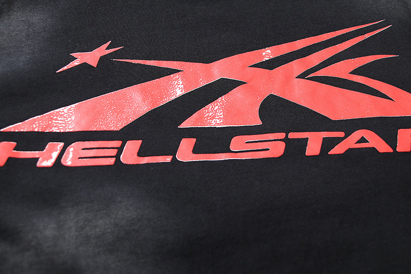 Black and Red Classic Logo T-Shirt A42902