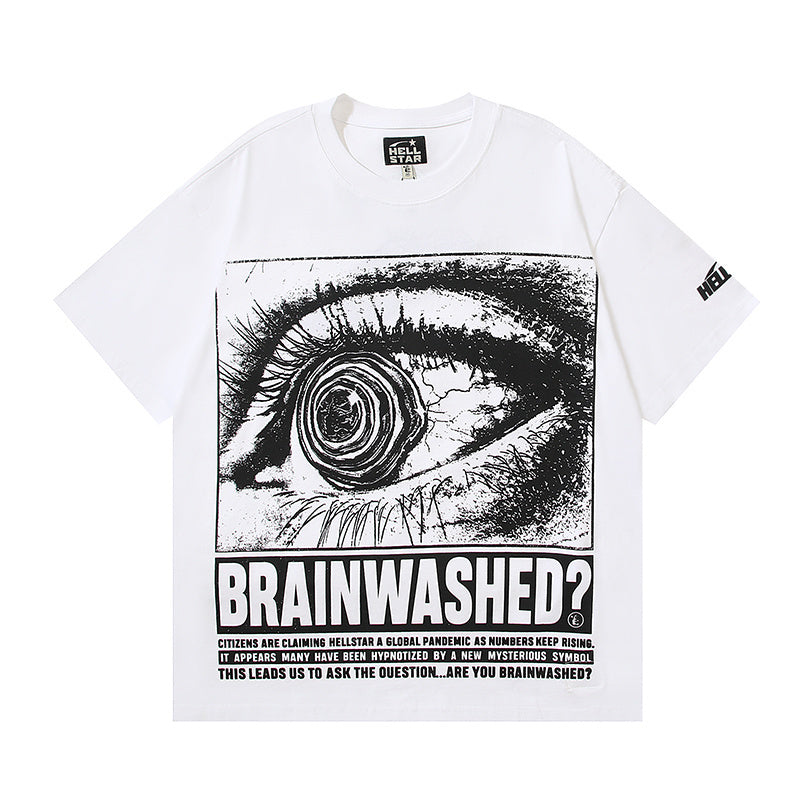 Hellstar Eyeball Graphic T-Shirt White