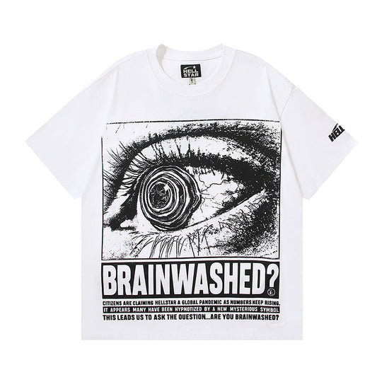 Hellstar Eyeball Graphic T-Shirt White