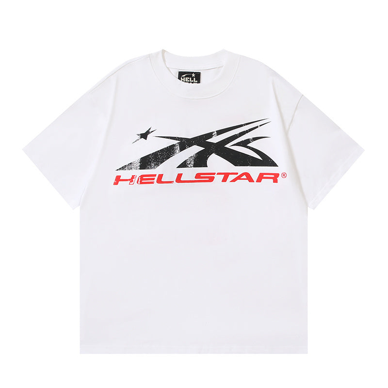White Graphic Print T-Shirt D23541