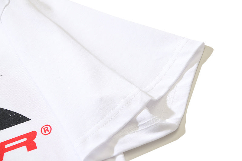 White Graphic Print T-Shirt D23541