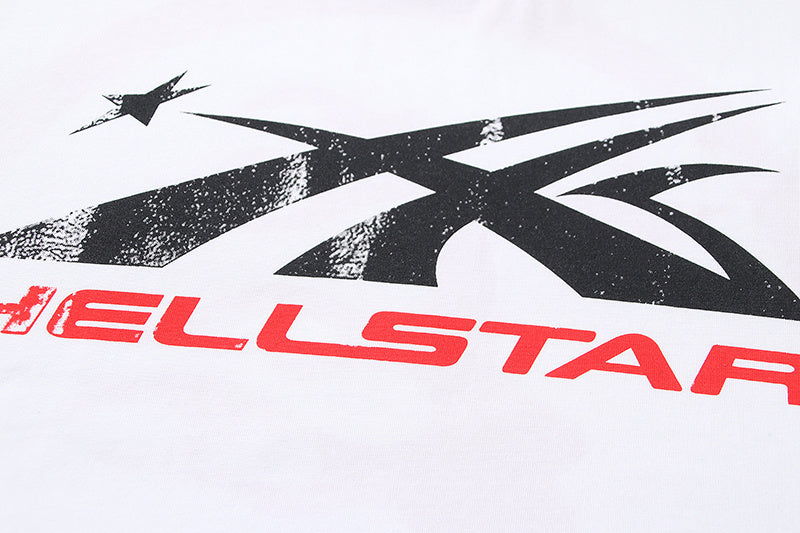 White Graphic Print T-Shirt D23541