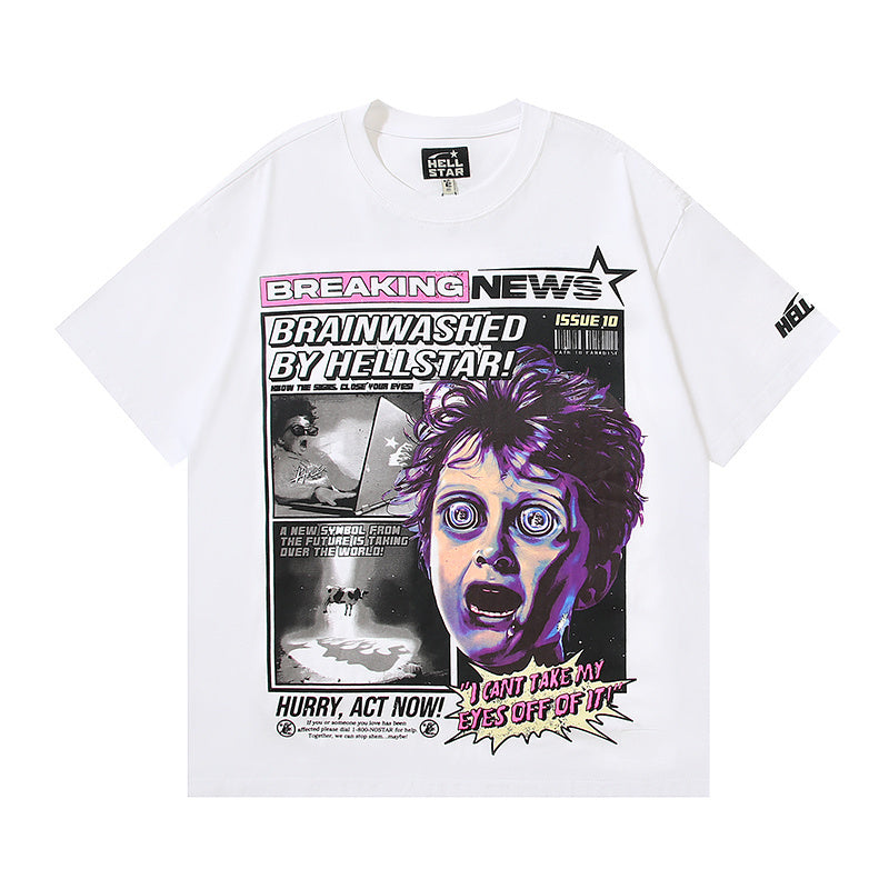 White Graphic T-Shirt G512