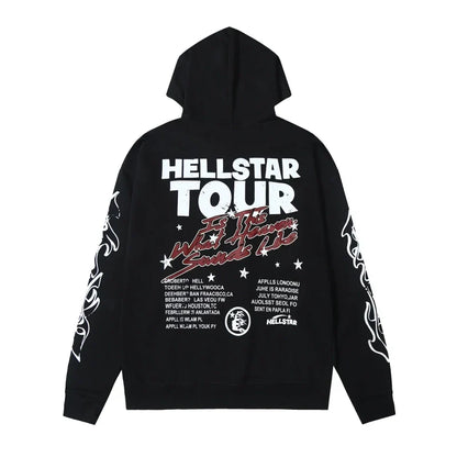 Hellstar Records Hoodie Black