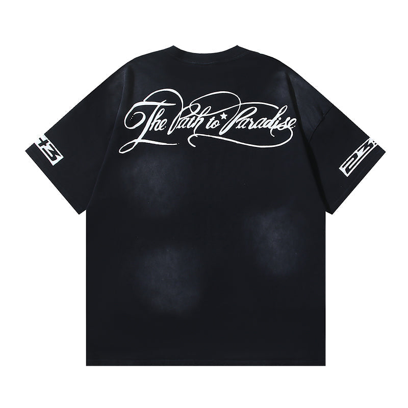 Black Graphic T-Shirt E36470