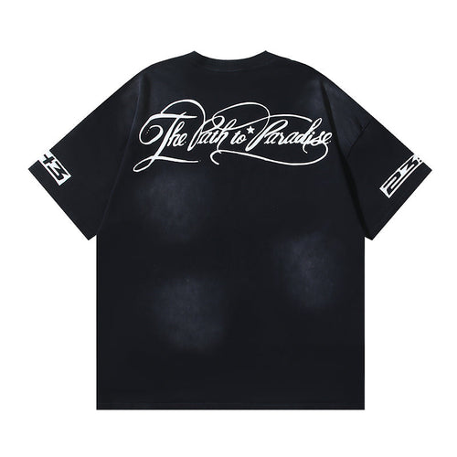 Black Graphic T-Shirt E36470