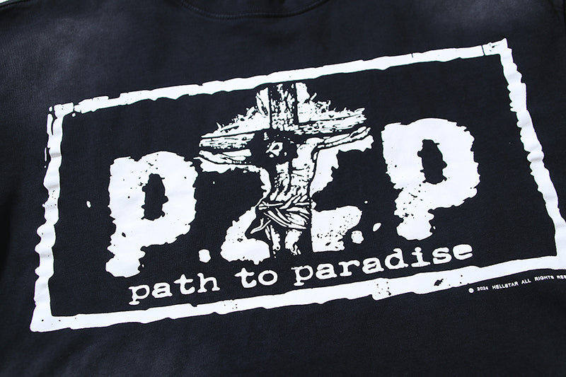 Hellstar P2P Path to Paradise Graphic T-Shirt Black
