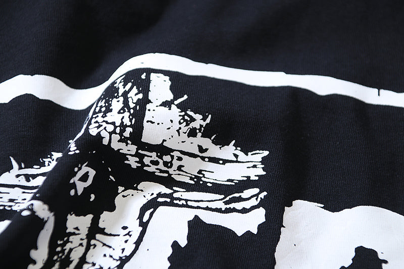 Black Graphic T-Shirt E36470