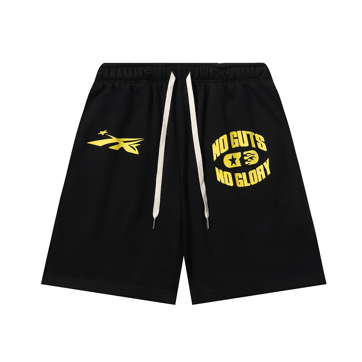 Black Casual Shorts C8950