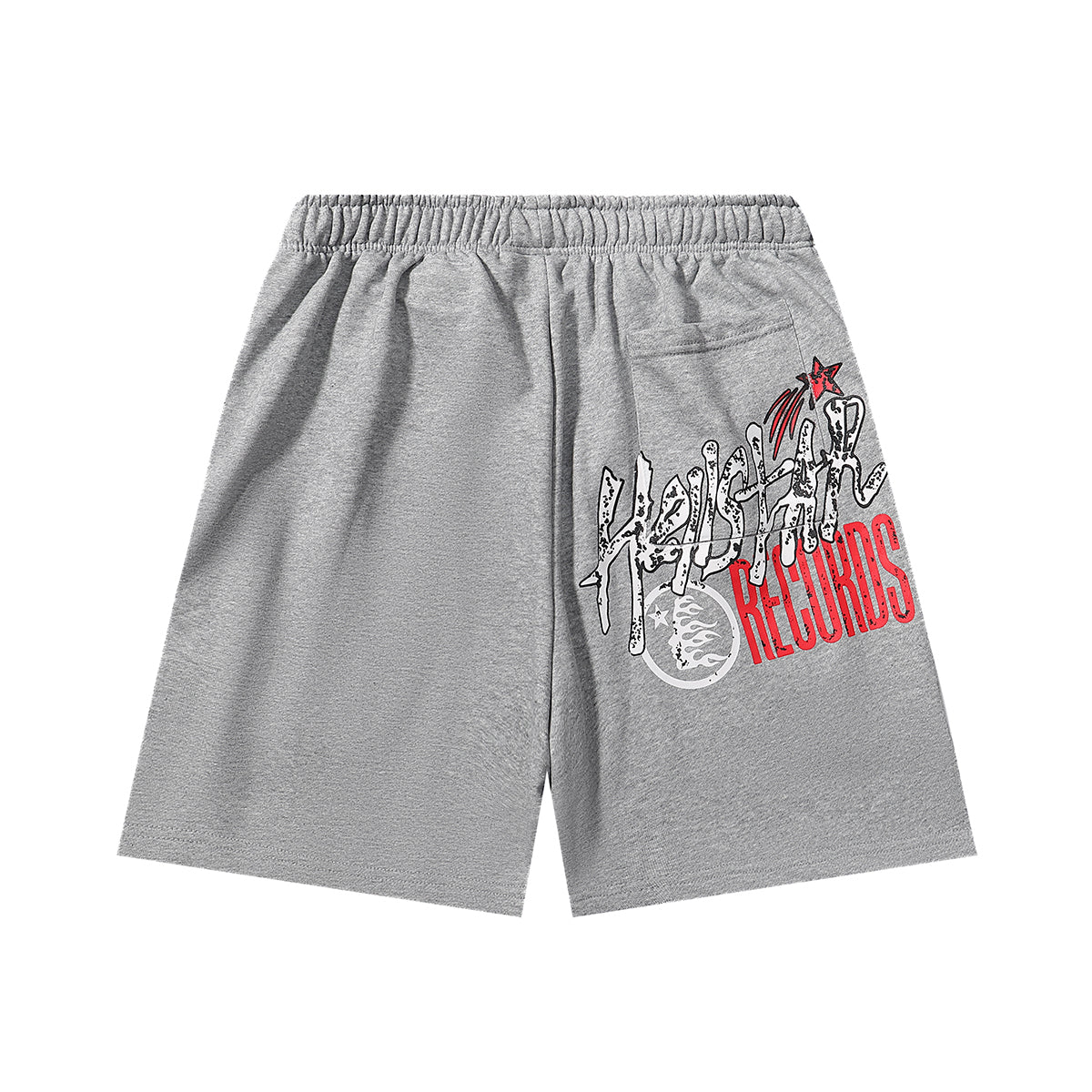 Grey Smiley Face Shorts Z94210