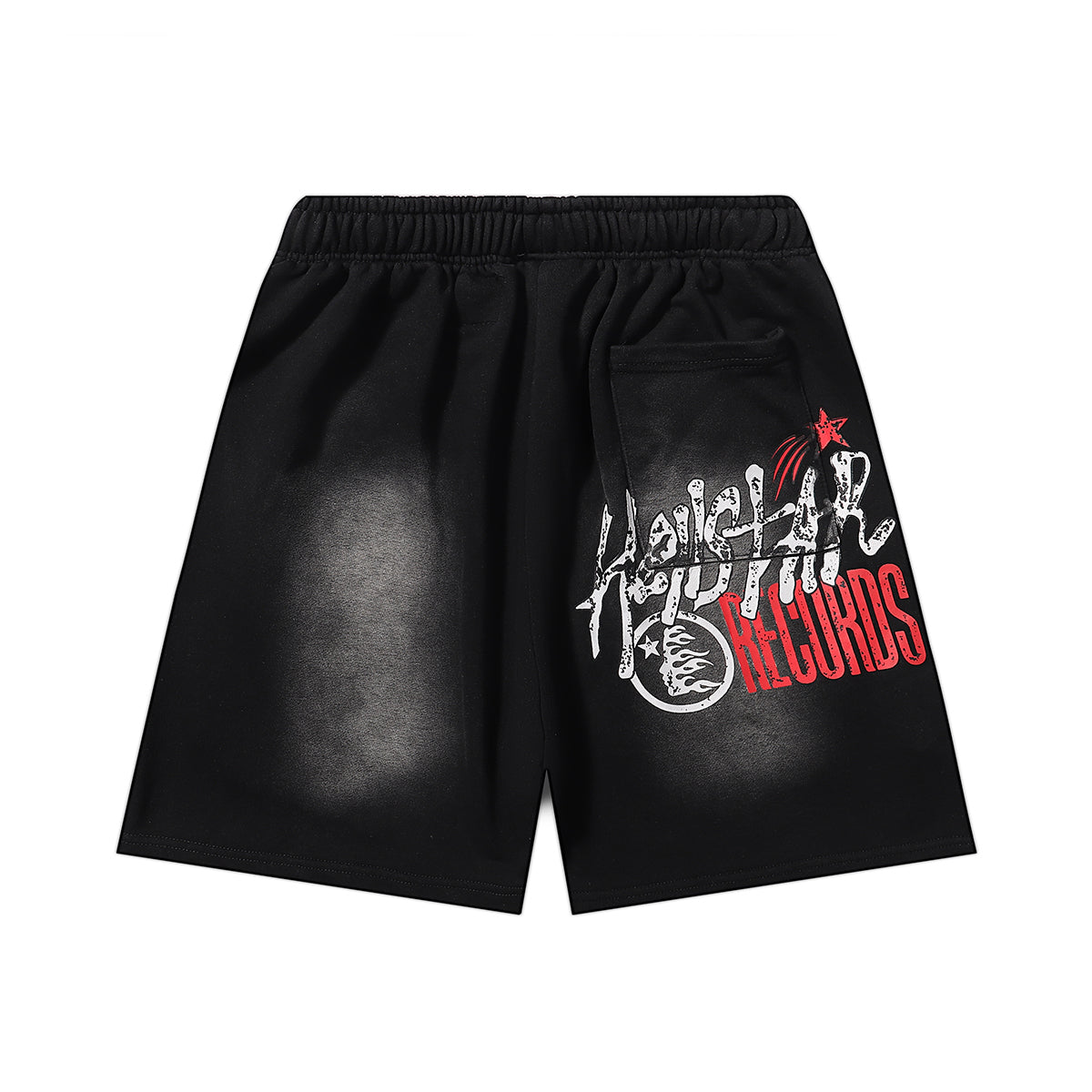 Smiley Face Shorts Black O679