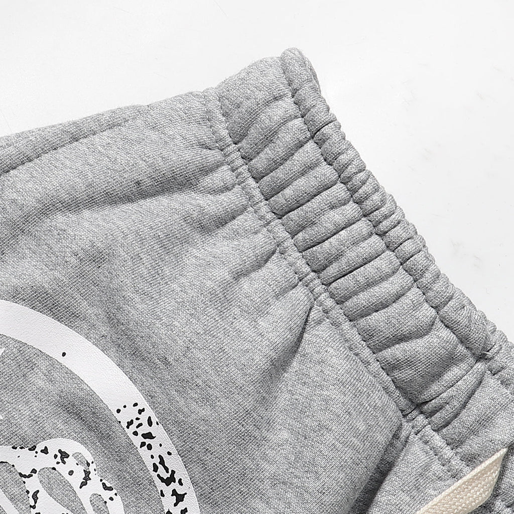 Grey Smiley Face Shorts Z94210