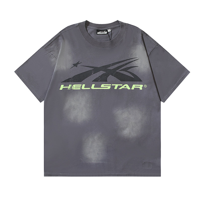 Grey/Green Logo T-Shirt H6681