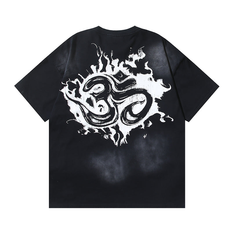 Hellstar Reach Your Inner Peace Black Graphic T-Shirt