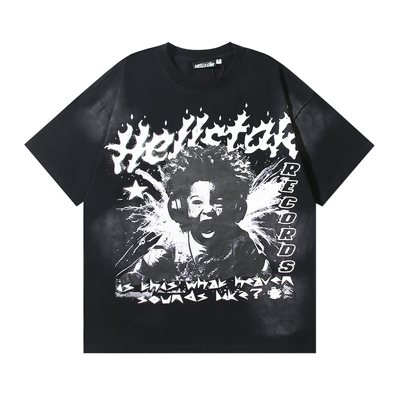 Black Graphic T-Shirt P354075