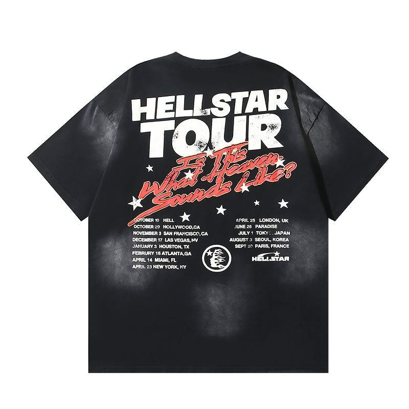 Black Red Graphic T-Shirt C734621