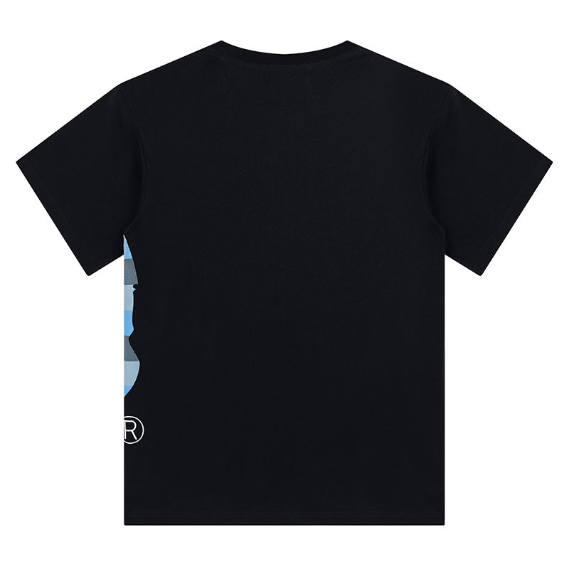 Black Graphic T-Shirt Q7116