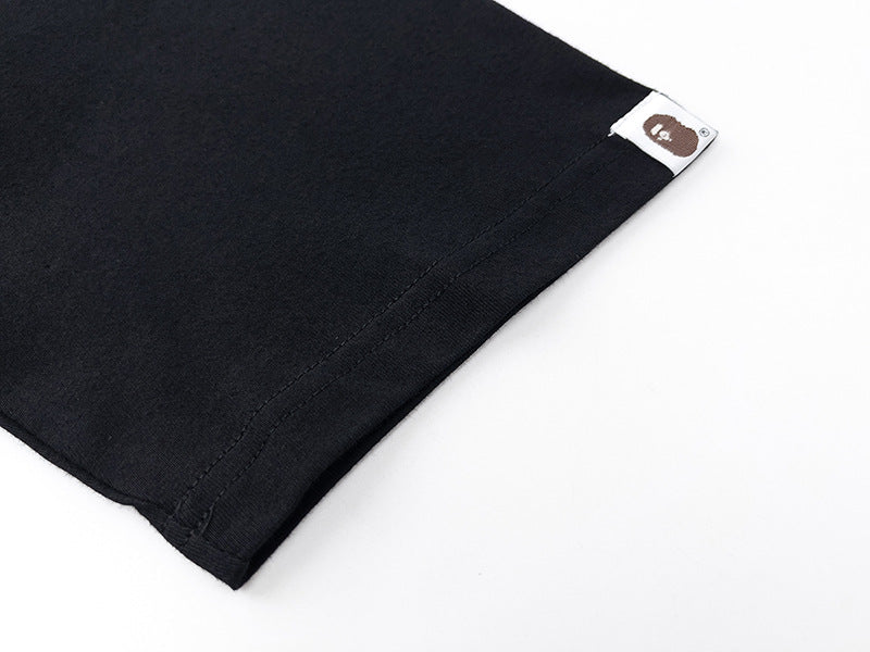 Black Graphic T-Shirt Q7116