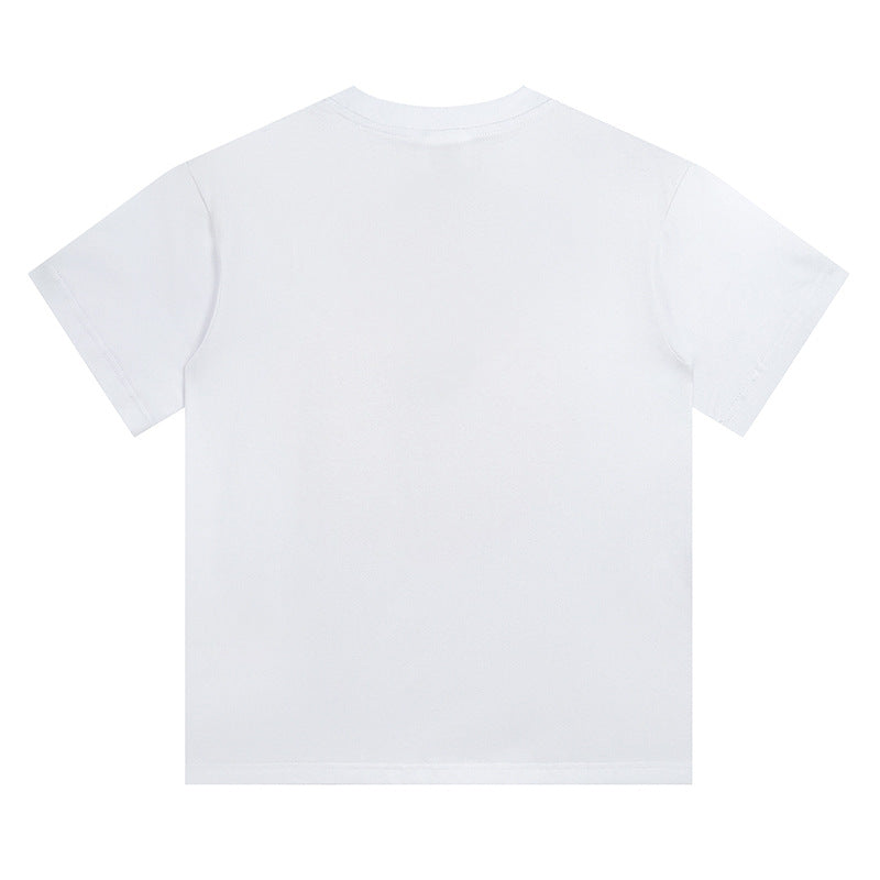 White Graphic T-Shirt U249