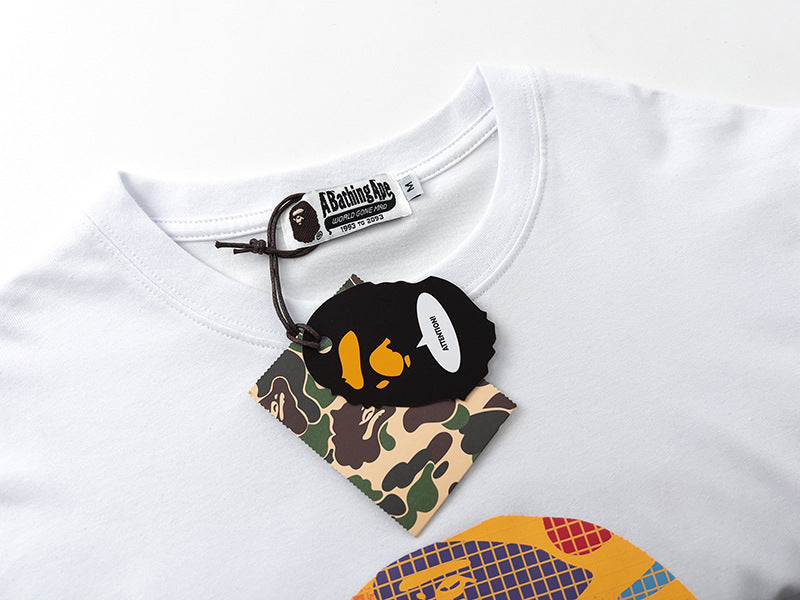 White Graphic T-Shirt U249