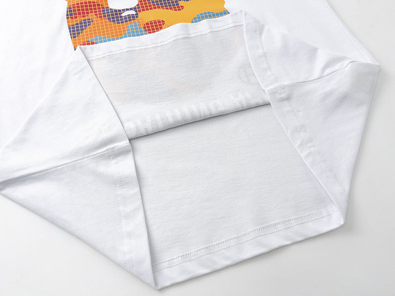 White Graphic T-Shirt U249
