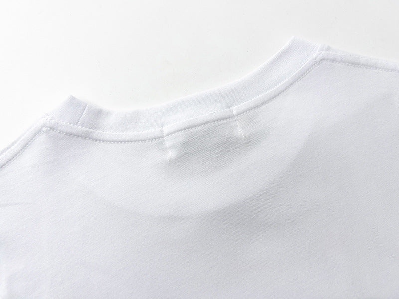 White Graphic T-Shirt U249