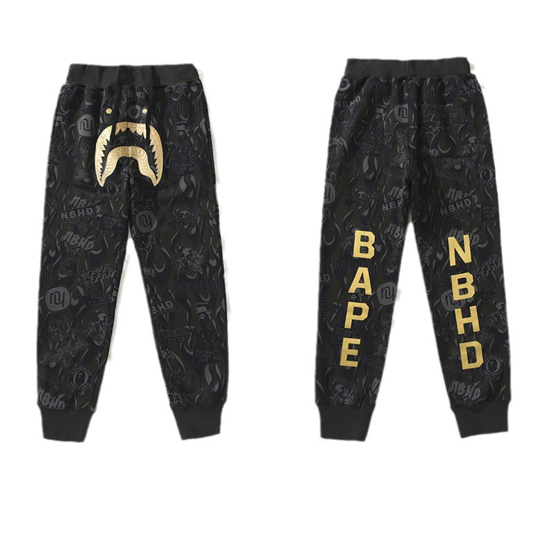 Gold Letter Pants K835079