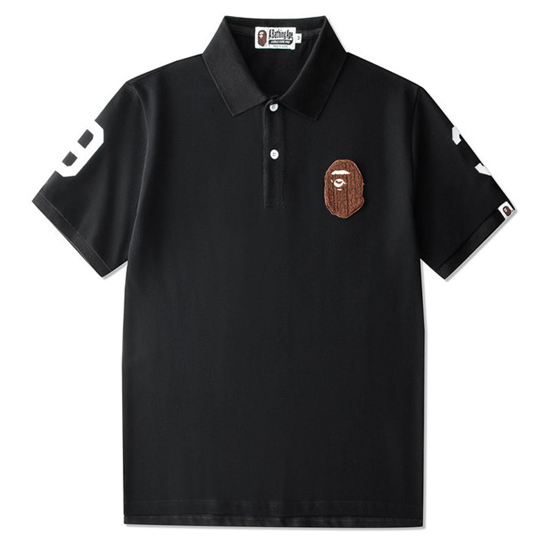 Embroidery Graphic Polo T-Shirt W23177