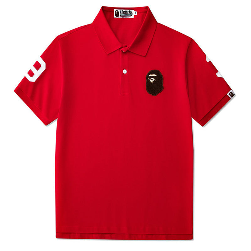 Embroidery Graphic Polo T-Shirt W23177