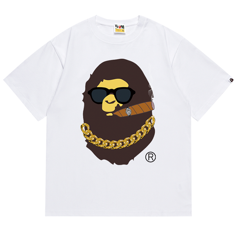 Smoking Print Graphic T-Shirt M4670