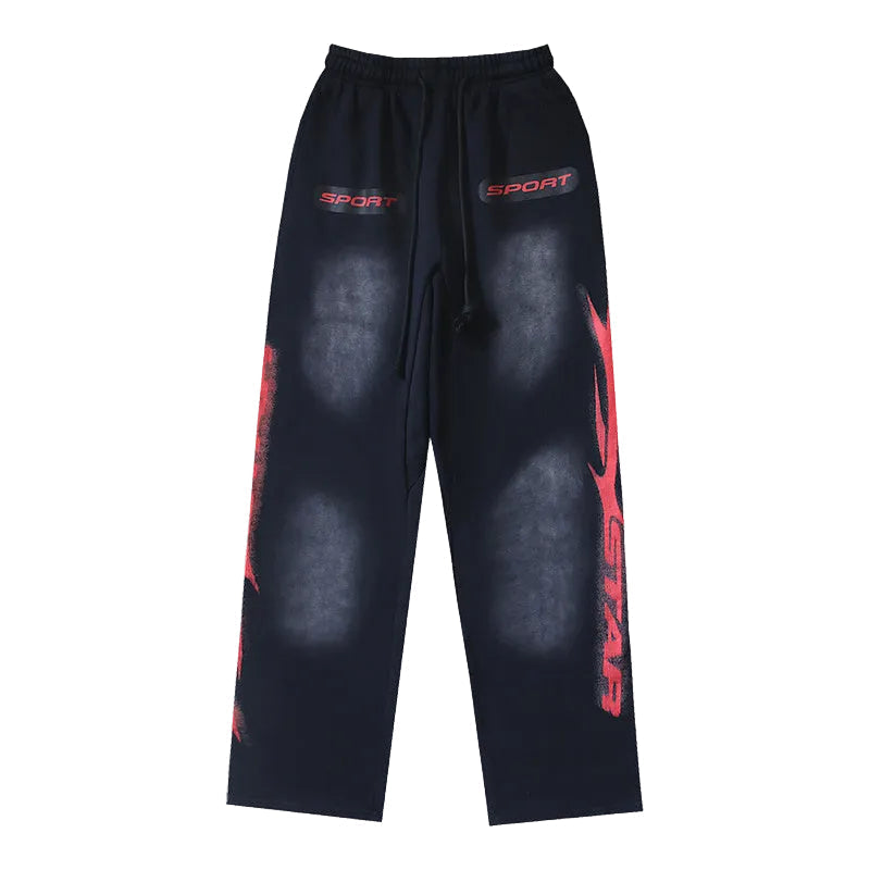 Black And Red Pants L443077