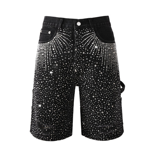 PURPLE Shorts Crystals 5099