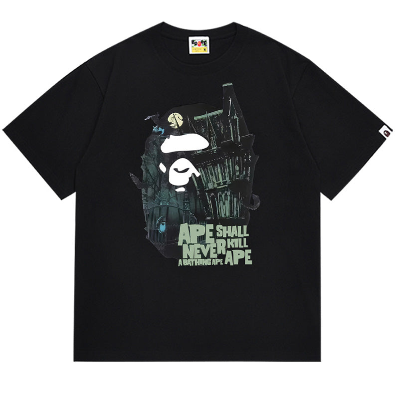 Halloween Mansion Graphic Tee X45879