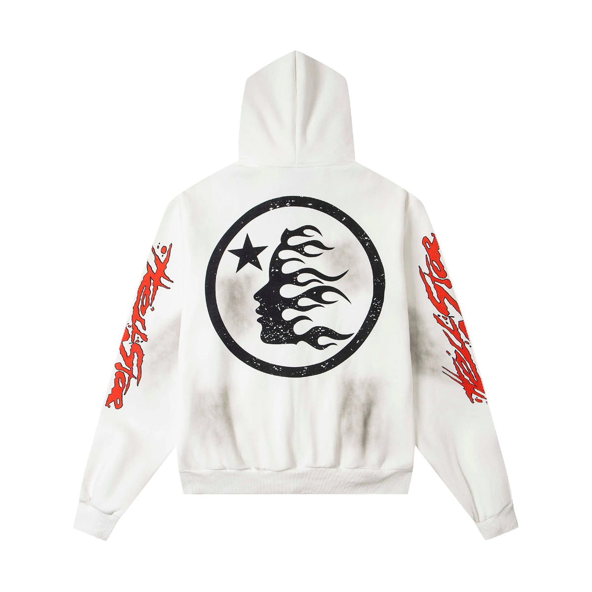 White and Black Zip Up Hoodie D476184