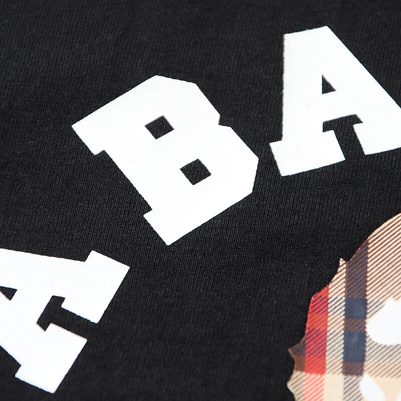 Black And Brown Plaid Short Sleeve T-Shirt Q75187