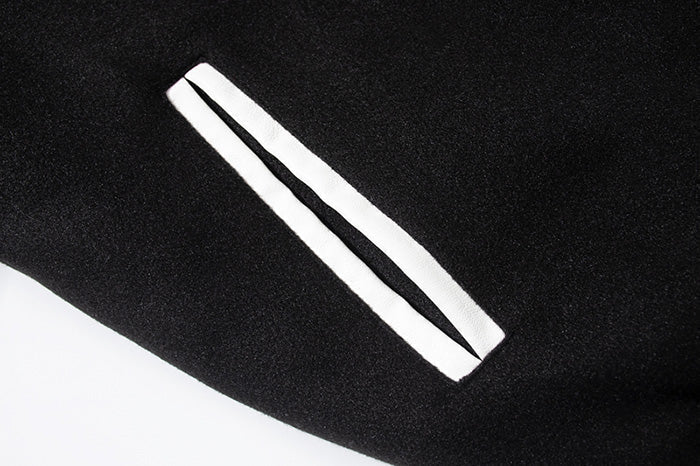 Embroidered Stars Baseball Jacket T8491