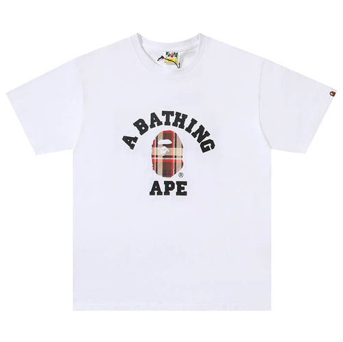 Black And Brown Plaid Short Sleeve T-Shirt Q75187