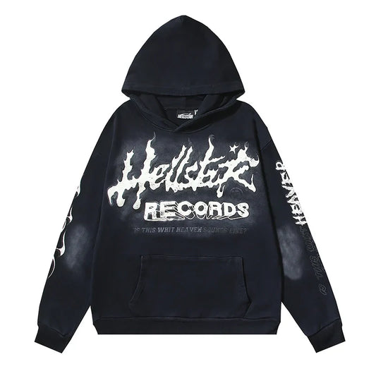 Hellstar Records Hoodie Black