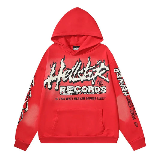Hellstar Records Hoodie Red